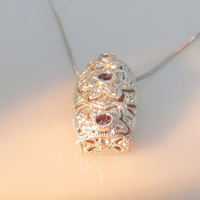 アンジェリカ アレキサンドライト 0.08ct ダイヤモンド 計0.09ct ネックレス K18WGホワイトゴールド 18金 5.5g 45cm レディース
【中古】【真子質店】【NN】




【MaSY】
