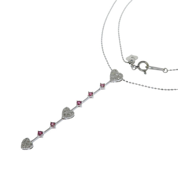 ピンクトルマリン 0.17ct ダイヤモンド 計0.11ct ネックレス K18WGホワイトゴールド 18金 3.0g 45cm レディース
【中古】【真子質店】【NN】




【TMaI】