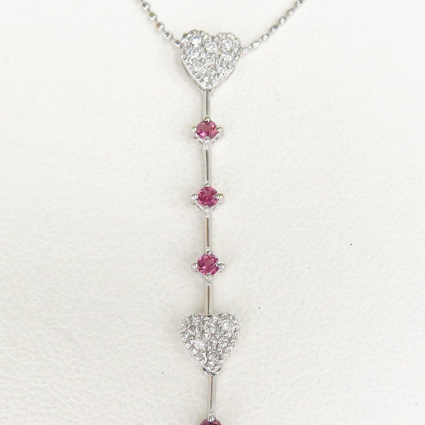 ピンクトルマリン 0.17ct ダイヤモンド 計0.11ct ネックレス K18WGホワイトゴールド 18金 3.0g 45cm レディース
【中古】【真子質店】【NN】




【TMaI】
