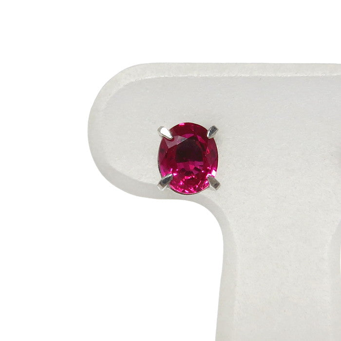 ルビー 0.707/0.767ct ピアス Pt900プラチナ 1.9g レディース 【中古
