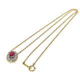 ルビー 0.81ct ダイヤモンド 計0.24ct ネックレス K18ゴールド 18金/Pt900プラチナ 6.2g 41cm レディース
【中古】【真子質店】【NN】




【DKMa】