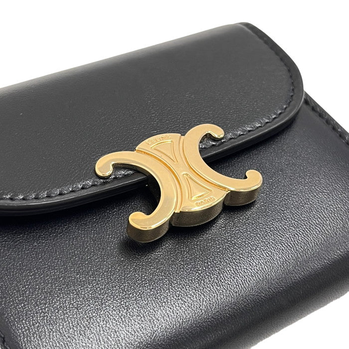 CELINE/セリーヌ】 10D78 トリオンフ スモールフラップ 三つ折り