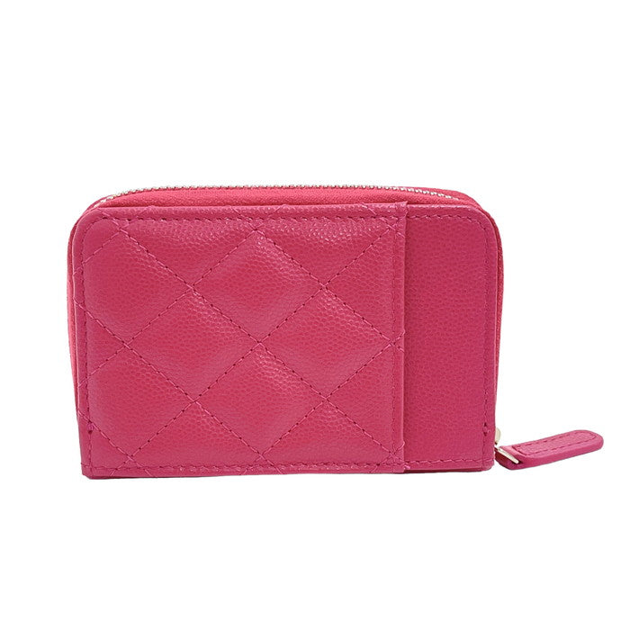 CHANEL/シャネル】 ジップコインパース コインケース/グレインド