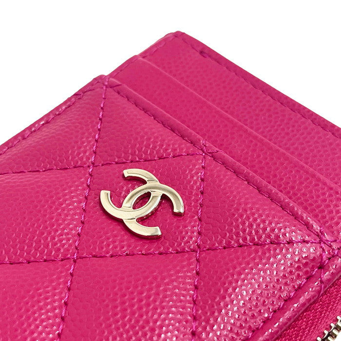 CHANEL/シャネル】 ジップコインパース コインケース/グレインドシャイニーカーフスキン ピンク レディース【中古】【真子質店】【BL –  真子質店 PawnShopMAKO