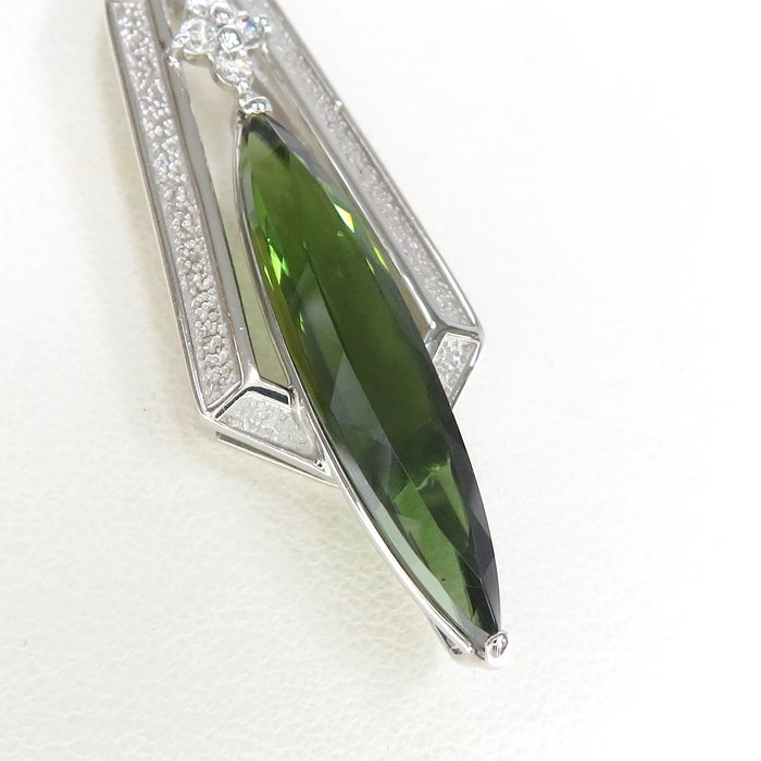グリーントルマリン 6.09ct ダイヤモンド 計0.13ct ネックレス K18WGホワイトゴールド 18金 10.2g 45cm レディース
【中古】【真子質店】【NN】




【KMiI】