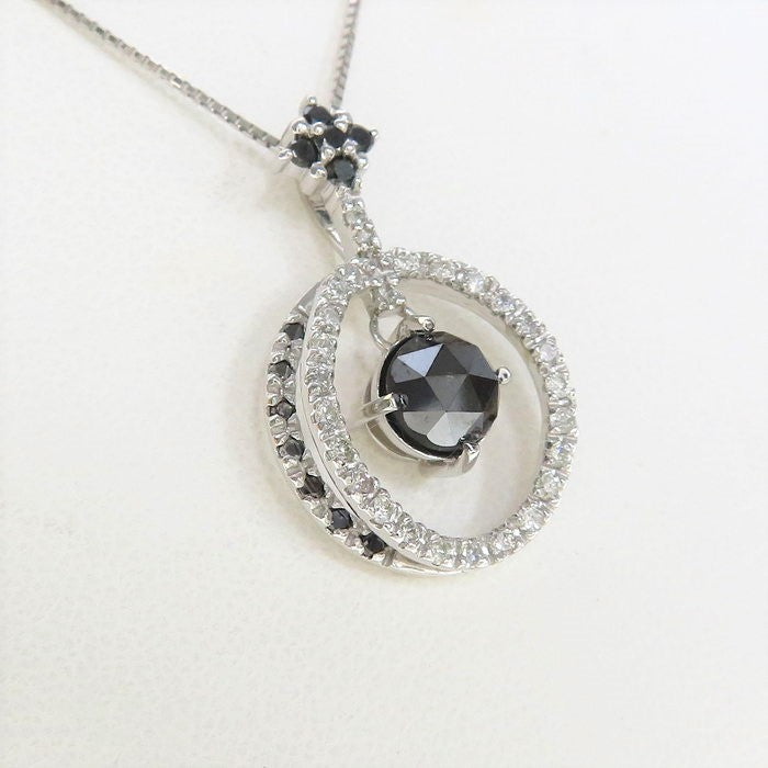 ダイヤモンド ブラックダイヤモンド ネックレス K18WGホワイトゴールド 18金 5.2g 45cm レディース
【中古】【真子質店】【NN】




【DYT】