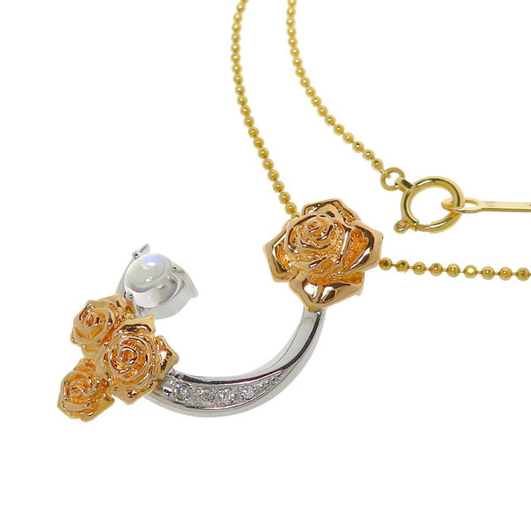 フラワー/花 ムーンストーン ダイヤモンド 計0.03ct ネックレス K18ゴールド 18金/K18WGホワイトゴールド 18金 8.0g 40cm レディース
【中古】【真子質店】【NN】




【MoYI】
