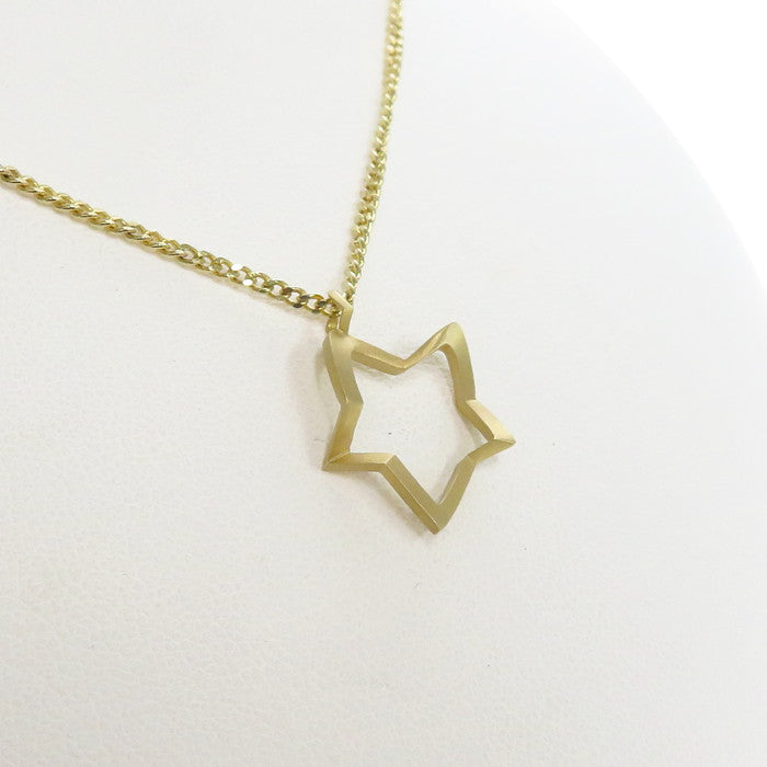 トリックアート 星/ハート ペンダントトップ K18ゴールド 18金 1.5g