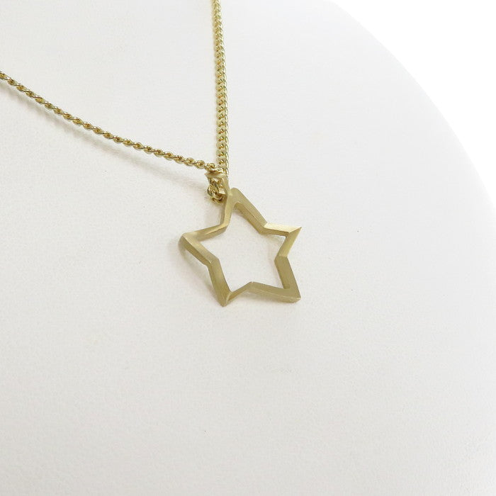 トリックアート 星/ハート ペンダントトップ K18ゴールド 18金 1.5g