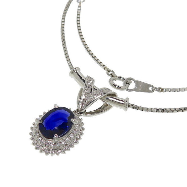 サファイア(通常加熱)  1.85ct ダイヤモンド 計0.31ct ネックレス Pt900プラチナ/Pt850プラチナ 10.7g 40cm レディース
【中古】【真子質店】【NN】




【SMaMo】