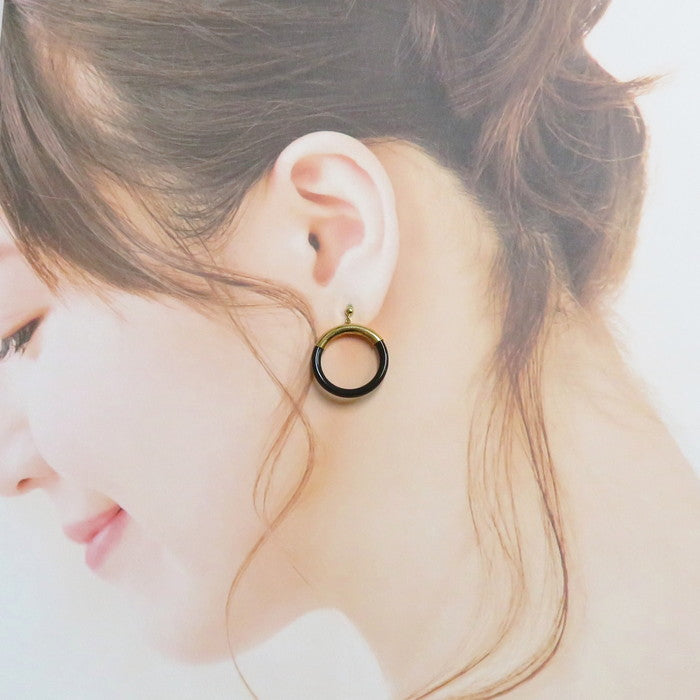 フープ オニキス ピアス K18ゴールド 18金 1.9g レディース
【中古】【真子質店】【NN】




【MiT】