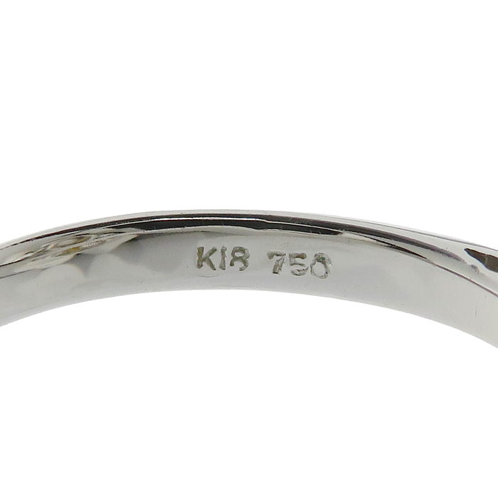 9号 フラワーモチーフ シェル ダイヤモンド 計0.23ct リング・指輪 