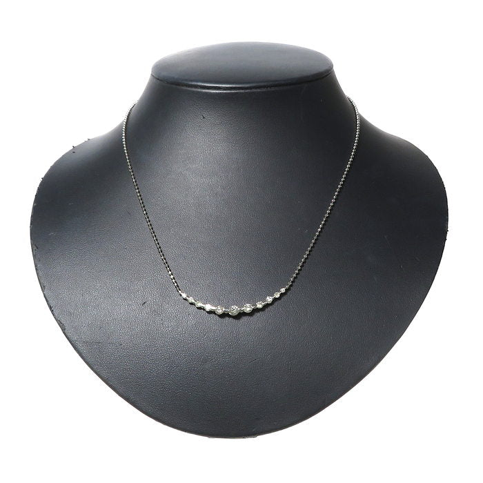ステーション ダイヤモンド 計1.00ct ネックレス Pt850プラチナ/Pt900 
