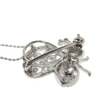 蜂 ブローチ兼用 ダイヤモンド 計0.21ct ネックレス K18WGホワイトゴールド 18金 4.9g 45cm レディース
【中古】【真子質店】【NN】




【DYT】