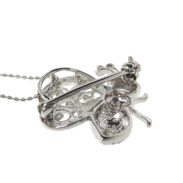 蜂 ブローチ兼用 ダイヤモンド 計0.21ct ネックレス K18WGホワイトゴールド 18金 4.9g 45cm レディース
【中古】【真子質店】【NN】




【DYT】