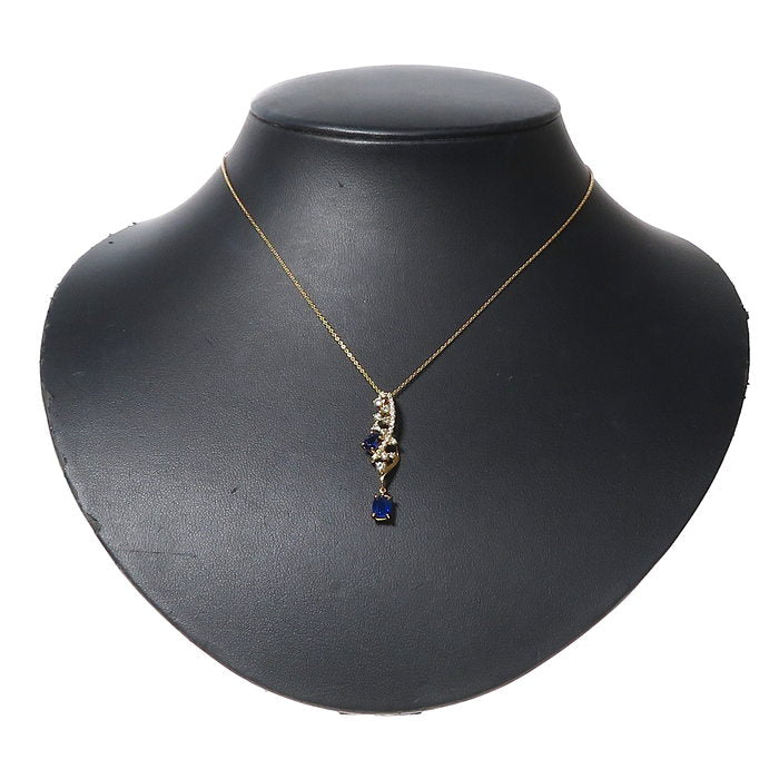 サファイア 計1.03ct ダイヤモンド 計0.32ct ネックレス K18PGピンクゴールド 18金 3.5g 46cm レディース
【中古】【真子質店】【NN】




【DTS】