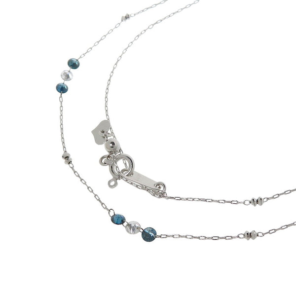 ステーション ダイヤモンド/トリートメントダイヤモンド 計1.00ct ネックレス K18WGホワイトゴールド 18金 1.4g 51cm レディース
【中古】【真子質店】【NN】




【TTx】