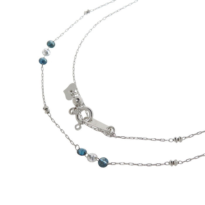 ステーション ダイヤモンド/トリートメントダイヤモンド 計1.00ct ネックレス K18WGホワイトゴールド 18金 1.4g 51cm レディース
【中古】【真子質店】【NN】




【TTx】