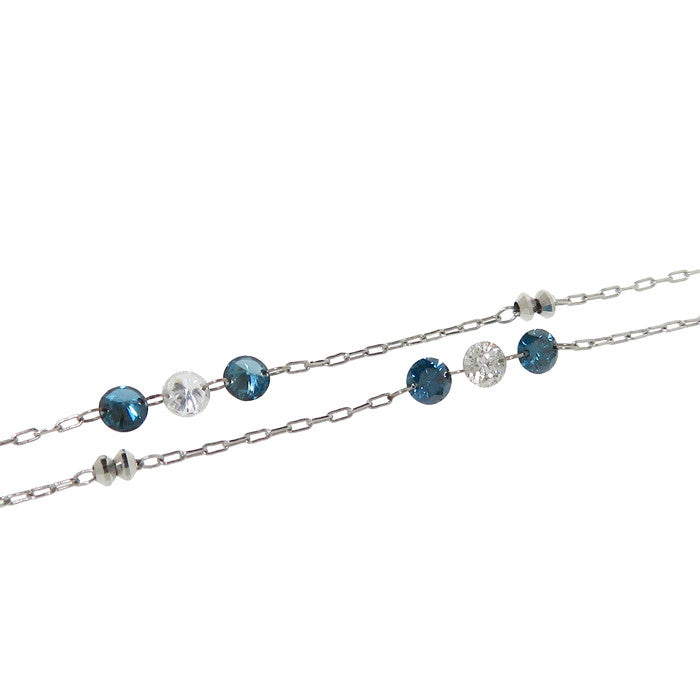 ステーション ダイヤモンド/トリートメントダイヤモンド 計1.00ct ネックレス K18WGホワイトゴールド 18金 1.4g 51cm レディース
【中古】【真子質店】【NN】




【TTx】