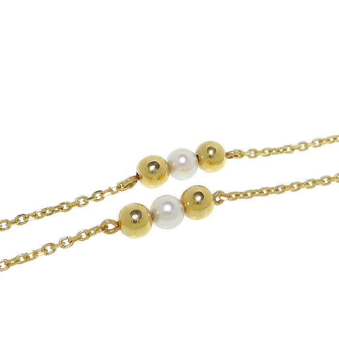 MIKIMOTO/ミキモト】 ステーション アコヤ真珠 (ベビーパール) 3.6mm ネックレス K14ゴールド 14金 3.8g 40c –  真子質店 PawnShopMAKO