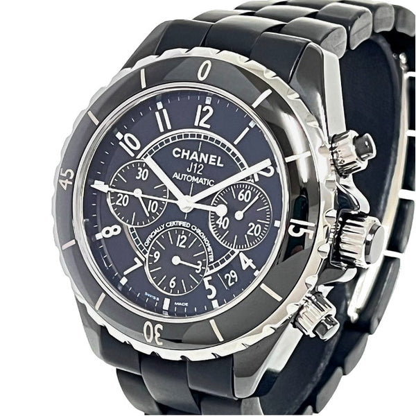 CHANEL/シャネル】 J12 H0939 クロノグラフ 腕時計 セラミック/ラバー