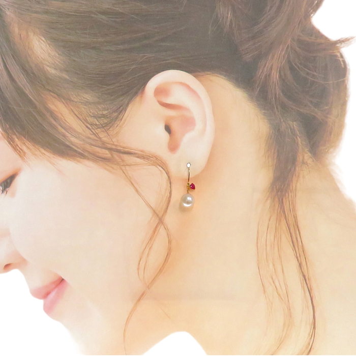 パール 7.2mm  ルビー 0.1×2ct ピアス K18ゴールド 18金 1.5g レディース
【中古】【真子質店】【NN】




【SMa】