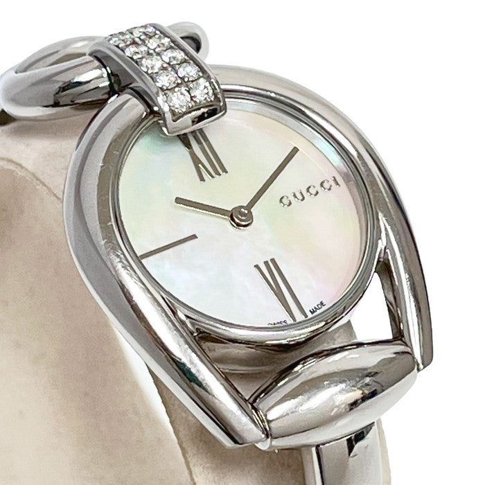 極美品！　GUCCI グッチ　ホースビット　アクセサリー　レディース腕時計 GUCCI/グッチ】 ホースビット 139.5 腕時計 ステンレススチール