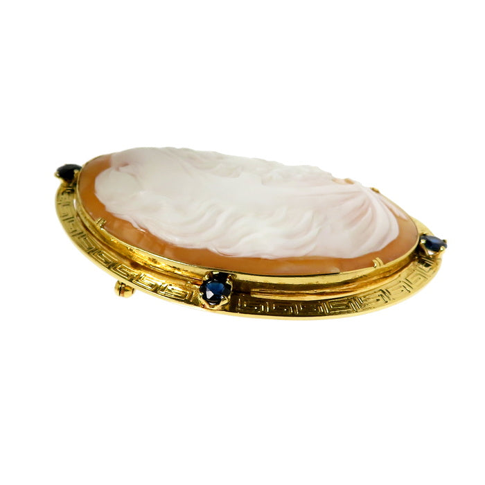 シェル サファイア 計1.59ct ブローチ K18ゴールド 18金 28.2g レディース
【中古】【真子質店】




【MaMox】