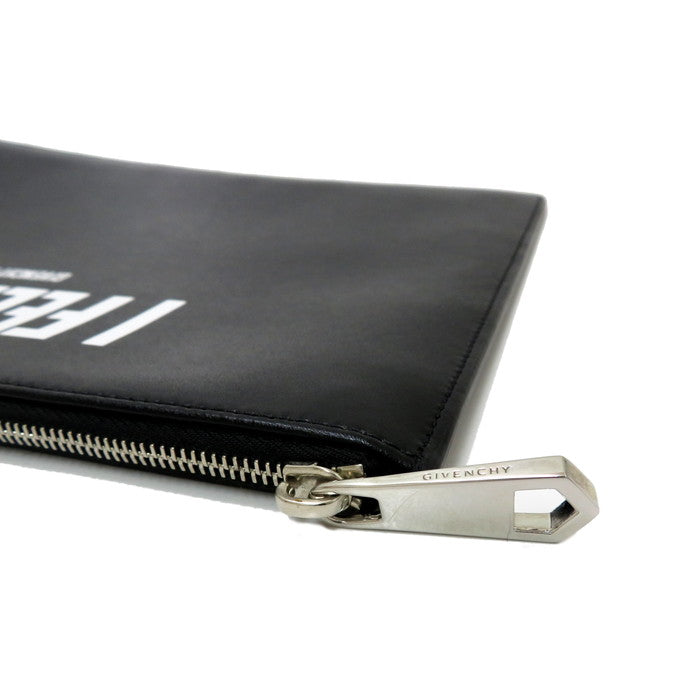 正規品 GIVENCHY clutch 粉砕する ジバンシー レザー クラッチバッグ